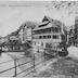 "422. Strasbourg. Rue du Bain-aux-Plantes." une rue de la ville bordée par la rivière Ill
